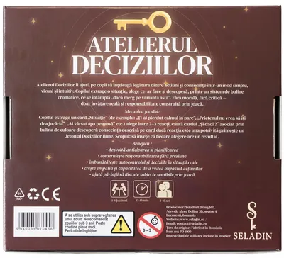 Joc educativ - Atelierul deciziilor