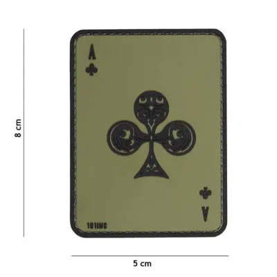 Patch Ace of Clubs velcro 3D - Default Title
