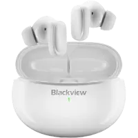 Casti wireless in-ear Blackview AirBuds 30, AI Real-time Translator, Bluetooth 5.4, IPX7, Ceramic White