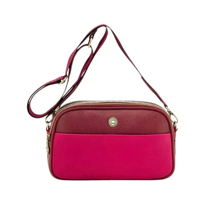 Geantă Frida crossbody, Red, 26.5x7.5x16.5 cm, colecția Uni, Pip Studio