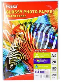 Hârtie foto lucioasă Foska - A4, 180gr/m2, 20 foi