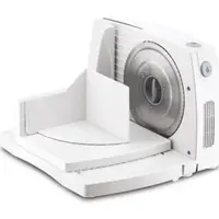 Feliator Zelmer ZFS1016, 150W, dimensiunea lamei 170 mm, protectie impotriva pornirii accidentale, tava detasabila pentru alimente, lama otel inoxdabil, Alb