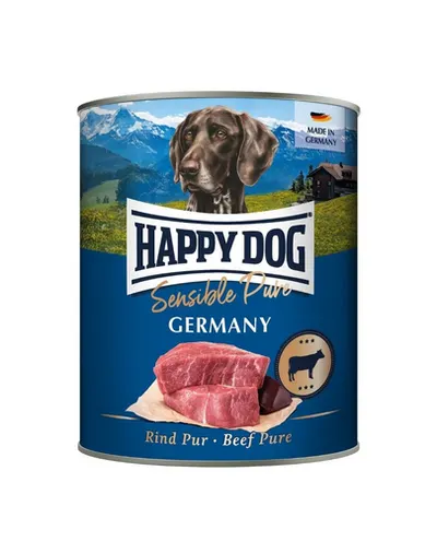 HAPPY DOG Sensible Pure Germany Hrană umedă pentru câini cu carne de vită 800 g