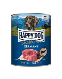 HAPPY DOG Sensible Pure Germany Hrană umedă pentru câini cu carne de vită 800 g