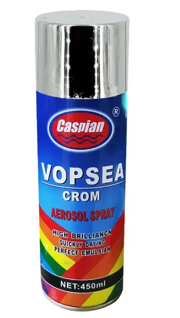 Spray CASPIAN Chrome reparatii rapide pentru lemn / metal 400 ml