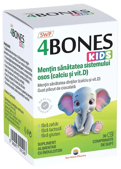 4 Bones Kids, 30 tablete, Sun Wave Pharma