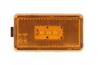 Lumina delimitare stanga dreapta, portocaliu, LED, inaltime 55mm; latime 103mm; adancime 28mm fara prindere, 24V potrivit SCANIA G I, P I, R I, T 01.03-05.19