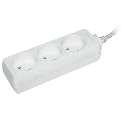 Prelungitor 3 prizas 2P/5 meters 2x0.75mm2 10A/250