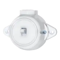 Antique One Button Two Way Switch 10а 250v White