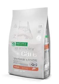 Hrană uscată fără cereale câini NATURES PROTECTION Superior Care White Dogs Small&Mini, Somon, 1.5kg 1.5kg