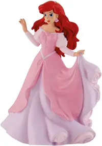 Figurina - Ariel in rochie roz