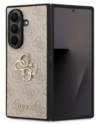 Husă Guess - Metal Logo, Galaxy Z Fold 7, roz