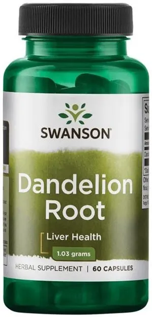 Dandelion Root, 60 capsule, Swanson