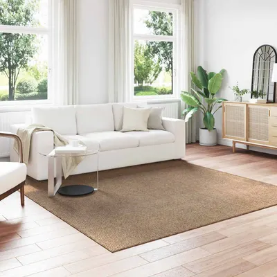 vidaXL Covor pentru interior și exterior AGIRA natural 240 x 240 cm