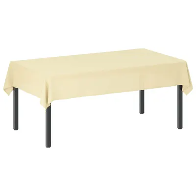 vidaXL Țesătură pentru masă 5 buc. Alb crem 110 x 160 cm Poliester