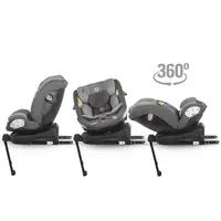 Scaun auto rotativ cu Isofix Coccolle Sidra iSize Premium Line Diamond black 40-150 cm,0-12 ani,4 pozitii de inclinare,Tetiera reglabila,Pozitie somn,Husa detasabila,Sistem antibasculare,Picior de fixare,Omologat R129