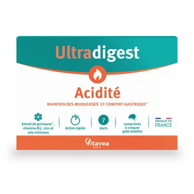 Acidite, 14 tablete masticabile, Ultradigest