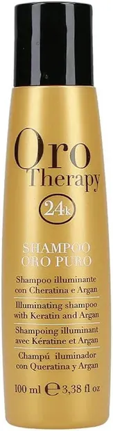 Fanola Oro Therapy Șampon iluminator pentru păr Oro Puro, 100 ml