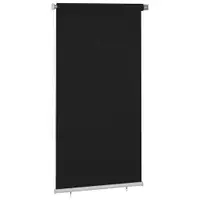 vidaXL Jaluzea tip rulou de exterior 125 (l) x 230 (î) cm, neagră