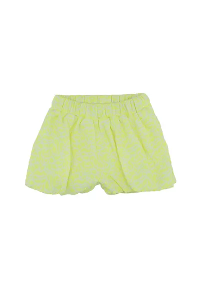Pantaloni bufanti cu imprimeu - Elena2 - Galben - pentru fetite - Galben