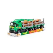 Trailer + Remorca lemne, Volvo PowerTruck, 77x19x25 cm, Wader