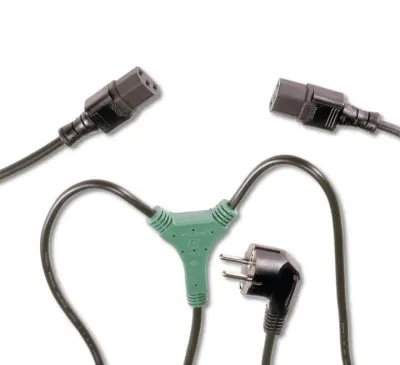 Cablu Y alimentare PC Schuko la 2 x C13 230V Schuko 2m, KPSPY