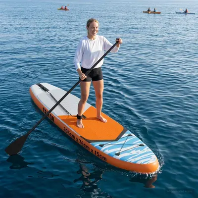 vidaXL Plăci de paddle gonflabile TRITON 305 x 76 x 15 cm albastru