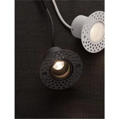 Spot UHO Nisipiu Negru Aluminiu Trimless 3W 220-240V 700mA 214Lm 3000K Phillips CRI>90 UGR<17 Beam Angle 15° 3000K IP20 Driver Eaglerise Included