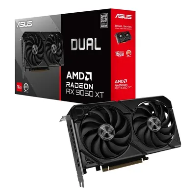 Placă video ASUS - Dual Radeon RX 9060 XT, 16GB, GDDR6