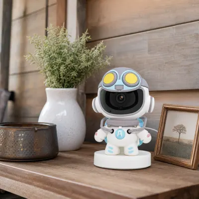 Camera de supraveghere WiFi 2MP, rotire 355°, detectare umana, vedere nocturna și audio bidirectional