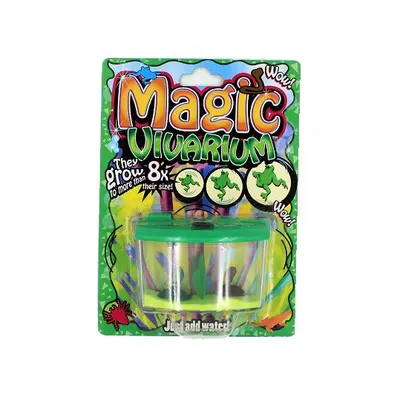 Mini acvariu verde Magic Vivarium serpi