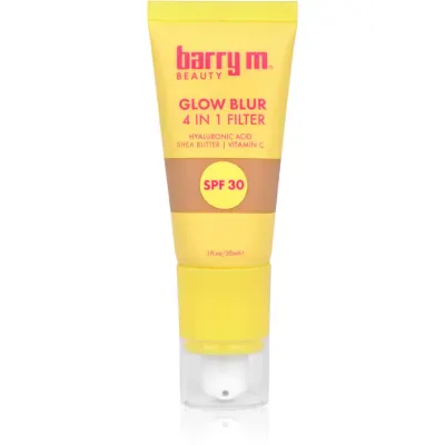Barry M Glow Blur baza radianta SPF 30 culoare Medium 30 ml