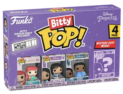 Set 4 figurine - Pop! Bitty - Disney Princess Ariel