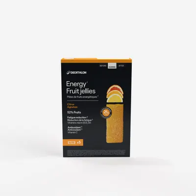 Pastă energizantă de fructe Citrice 5x25g