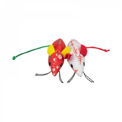 Set 2 soareci pentru pisici 7 cm Trixie