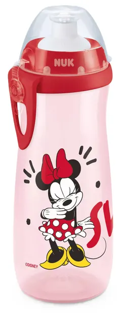 Pahar sport NUK - Mini Maus, 450 ml, 24 luni+, roz