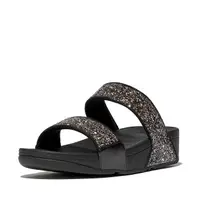 FITFLOP FitFlop Lulu Multi-Tonal Glitter Slides ZWART MULTI 43