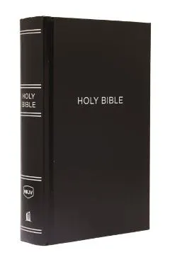 NKJV, Pew Bible, Large Print, Hardcover, Black, Red Letter Edition