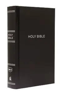 NKJV, Pew Bible, Large Print, Hardcover, Black, Red Letter Edition