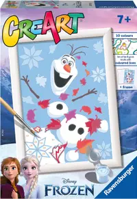 Set pictură după numere Ravensburger CreArt - Olaf cel Vesel