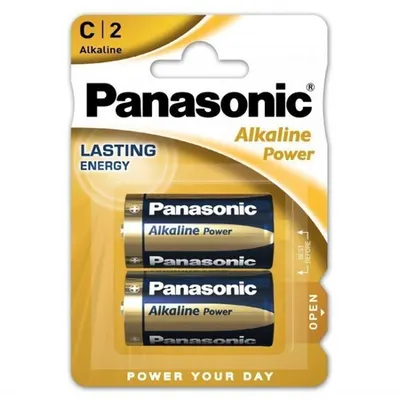 Baterii C R14, blister 2 Buc. Panasonic Bronze