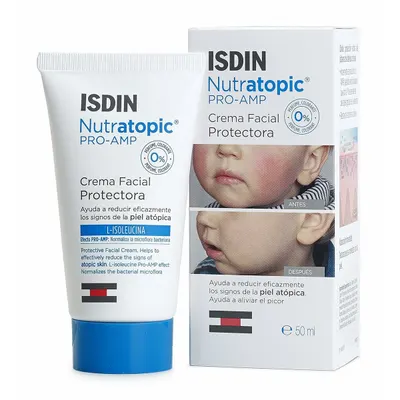 Cremă față, ISDIN, Nutratopic Pro-AMP, piele atopică, 50ml