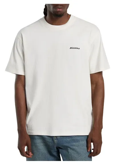 Tricou casual cu logo mic - Bej