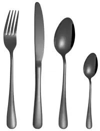 Set de tacâmuri Morello - Classic Black, 24 piese
