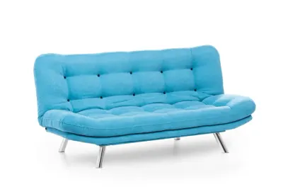 Canapea extensibila MISA, 3 locuri, turcoaz, 200x105x95 cm