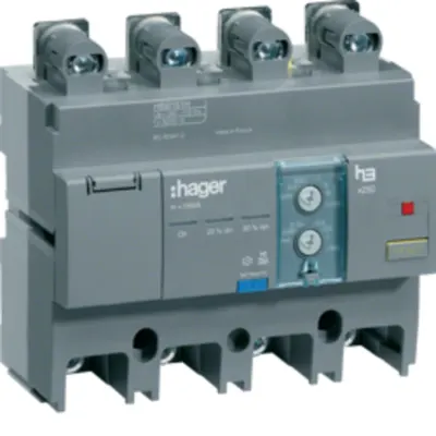 Bloc diferențial x250 4P 160A Idn reglabil