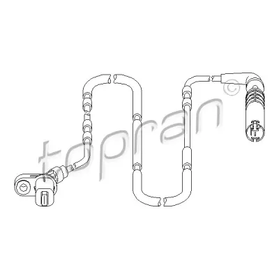 Senzor, turatie roata TOPRAN 500 980