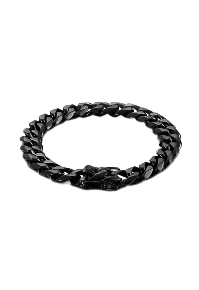 Bratara inox 4093 - Negru