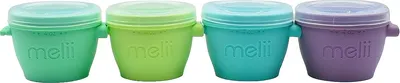 Set de boluri cu capac Melii - Multicolor, 118 ml, 4 buc