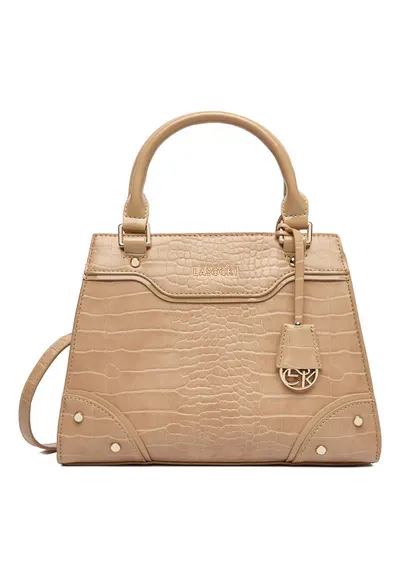 Geanta dama - croco - bej - One Size INTL